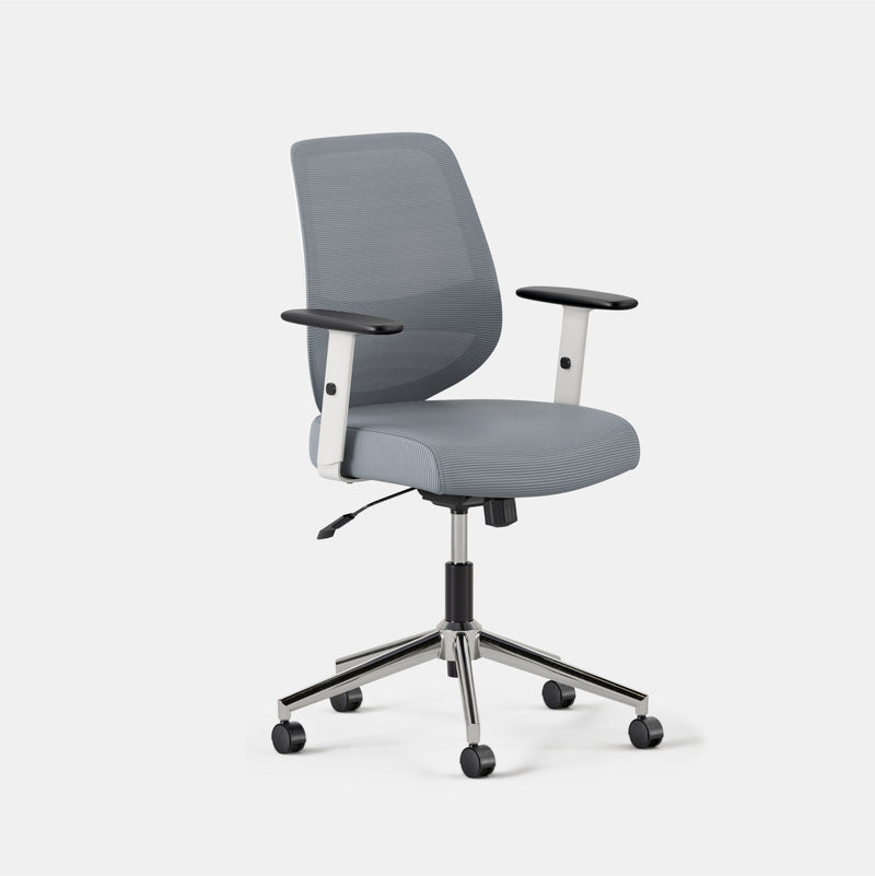 Seat Color:Slate; Frame Color:White; Size:Standard