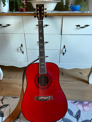 guitar with compensated bridge