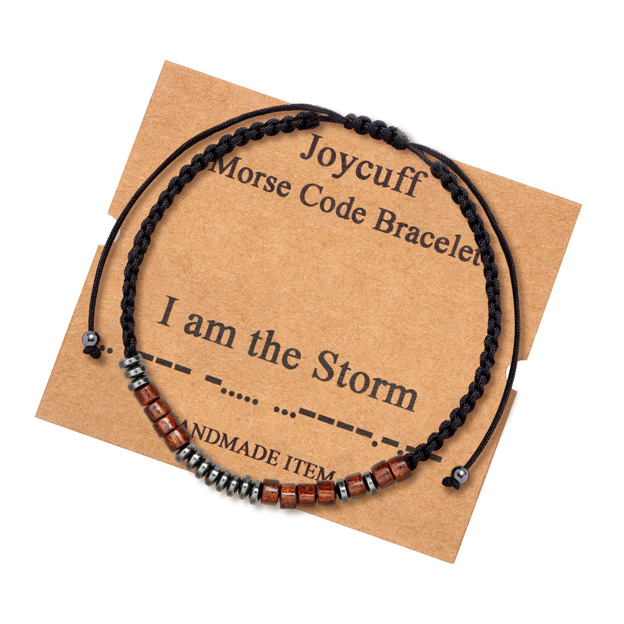 Morse Code Bracelet | I am The Storm | Inspirational Jewelry Gift for ...