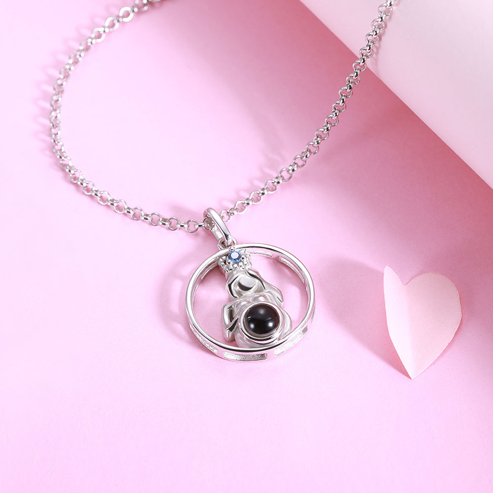 Personalized Baby Photo Pregnancy Mom Necklace