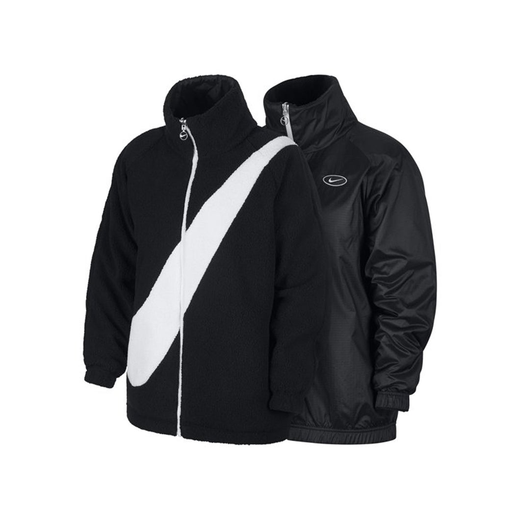 nike swoosh reversible sherpa jacket