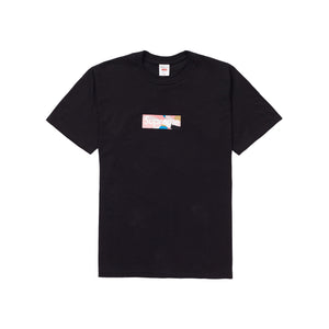 supreme banner tee black