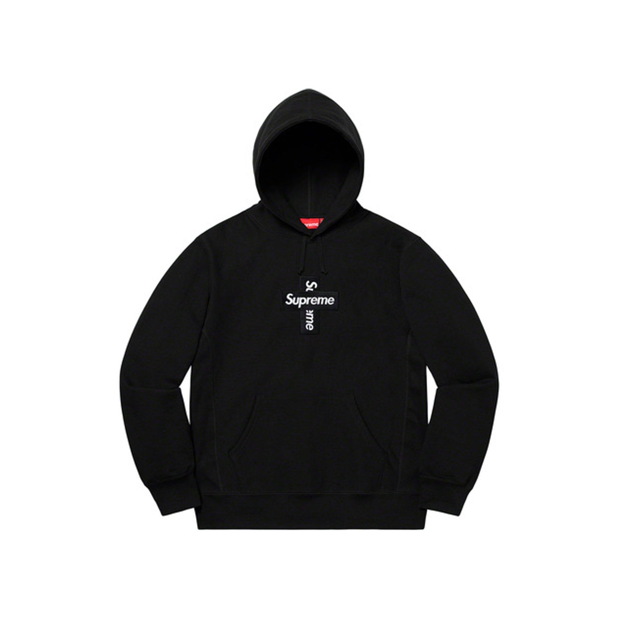 supreme cross logo hoodie