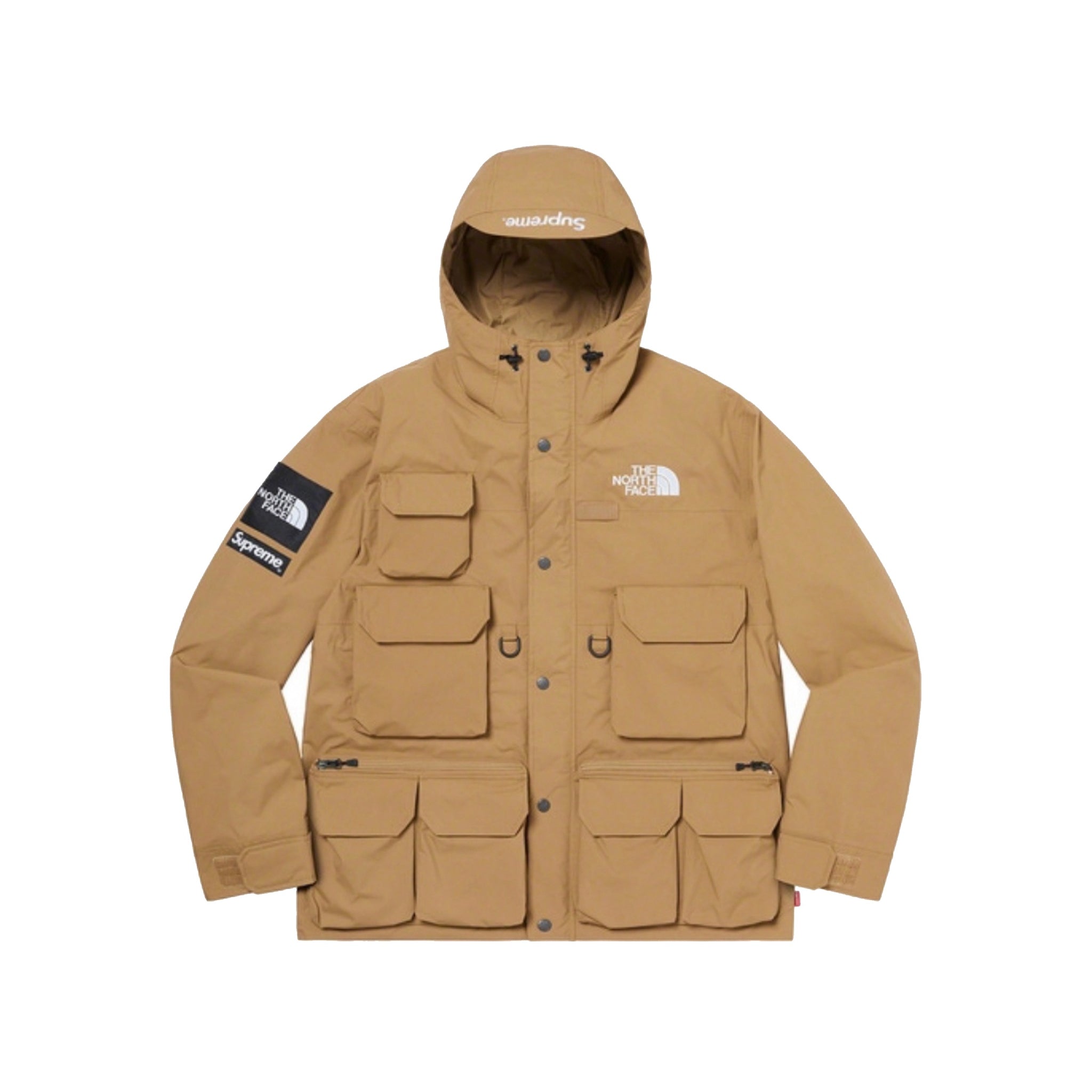 supreme サンプリング outdoor フリース フィッシングジャケット