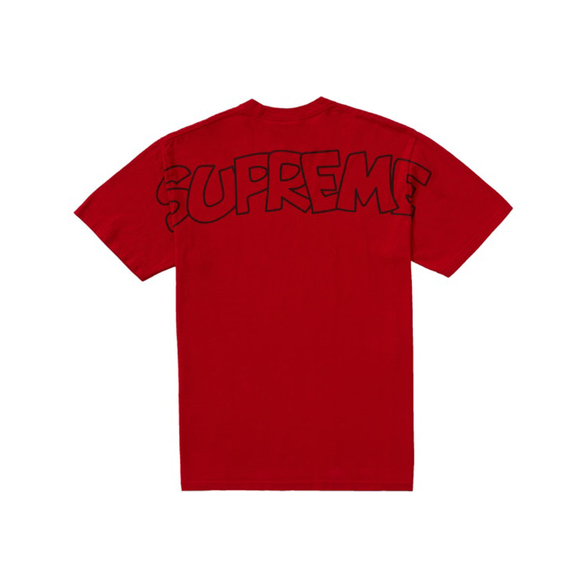 supreme smurf tee red