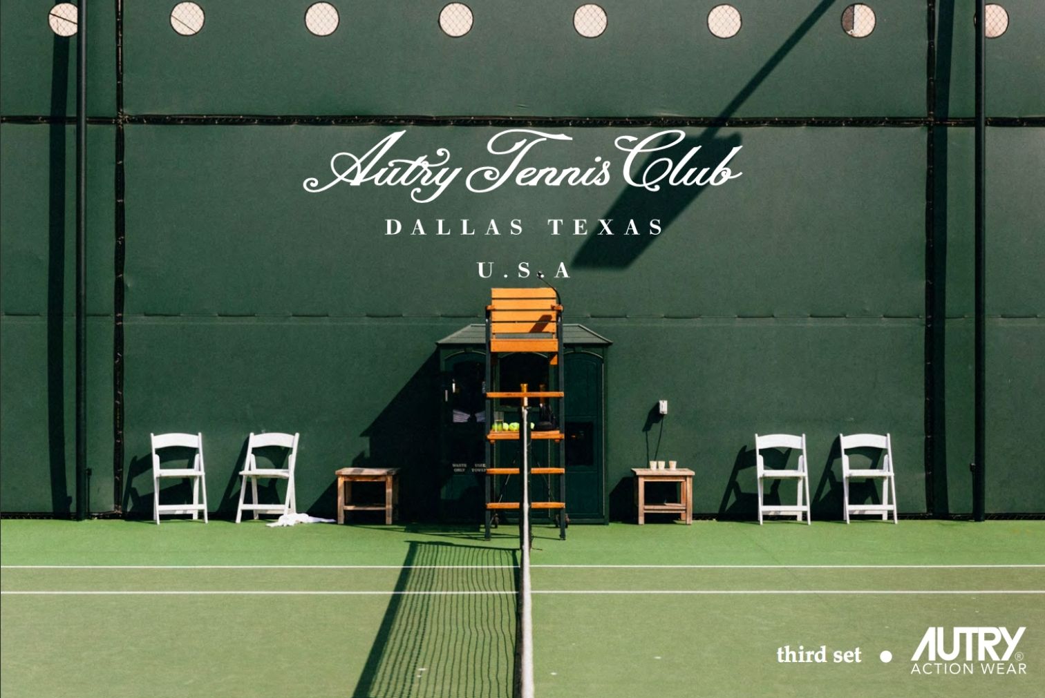 Portada colección cápsula Autry Tennis Club