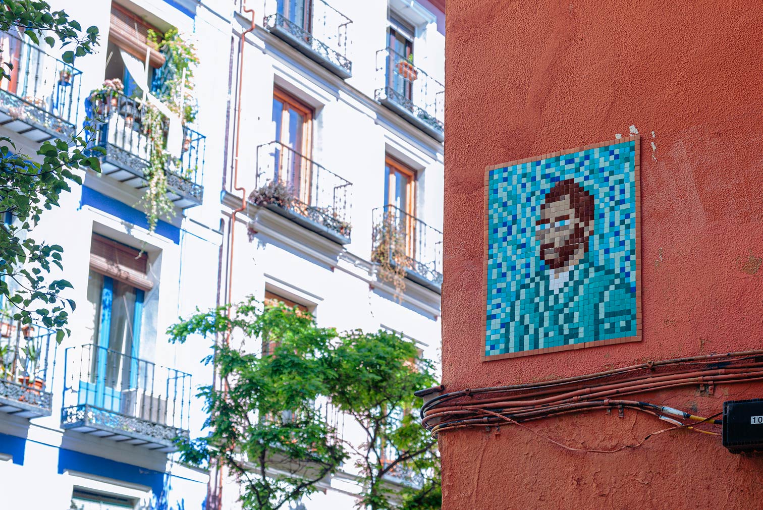 Basket Of Nean Street Art Madrid