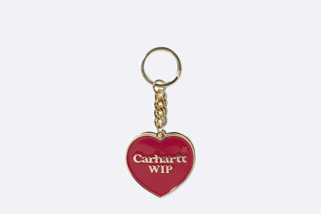 Carhartt Wip Heart Keychain Zin Alloy