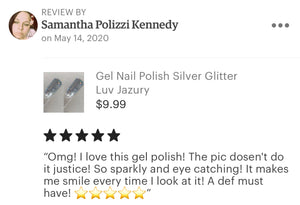Gel Nail Polish Nail Art Supplies Silver Glitter