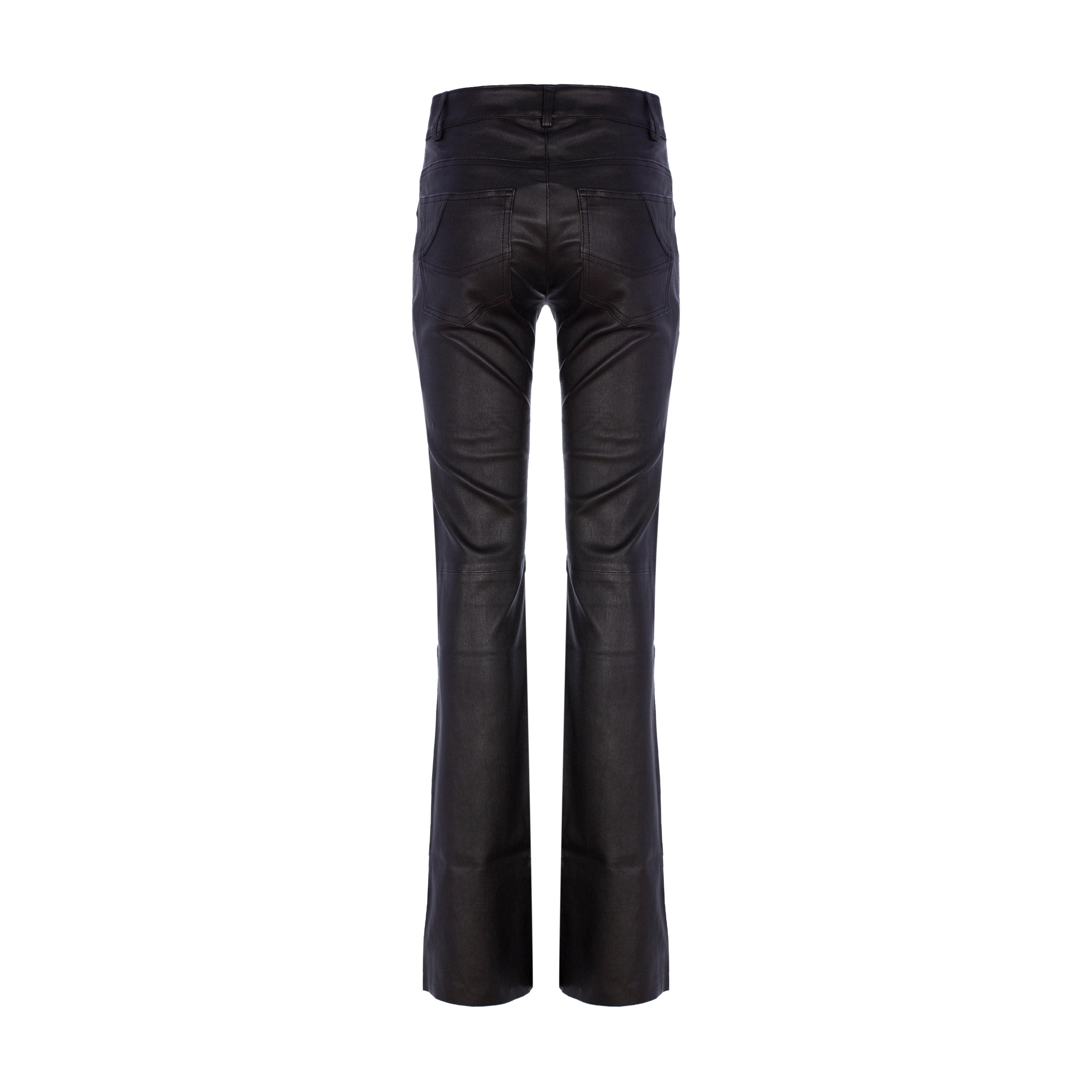 Black Flare Leather Pant, The Perfect Fit