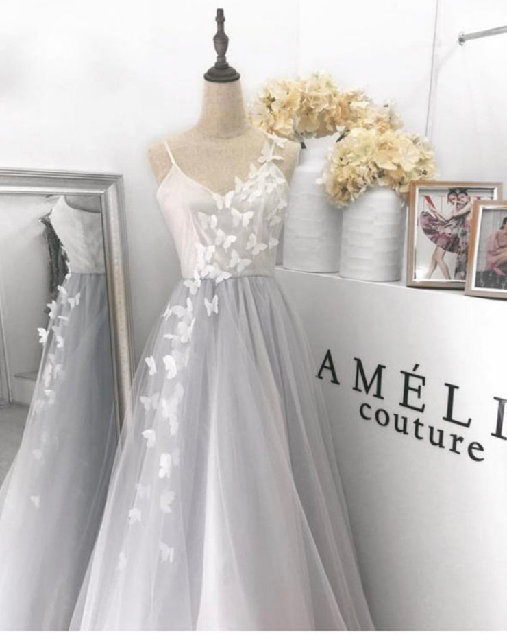 Download 3d Butterfly Tulle Wedding Dress Amelie Baku Couture