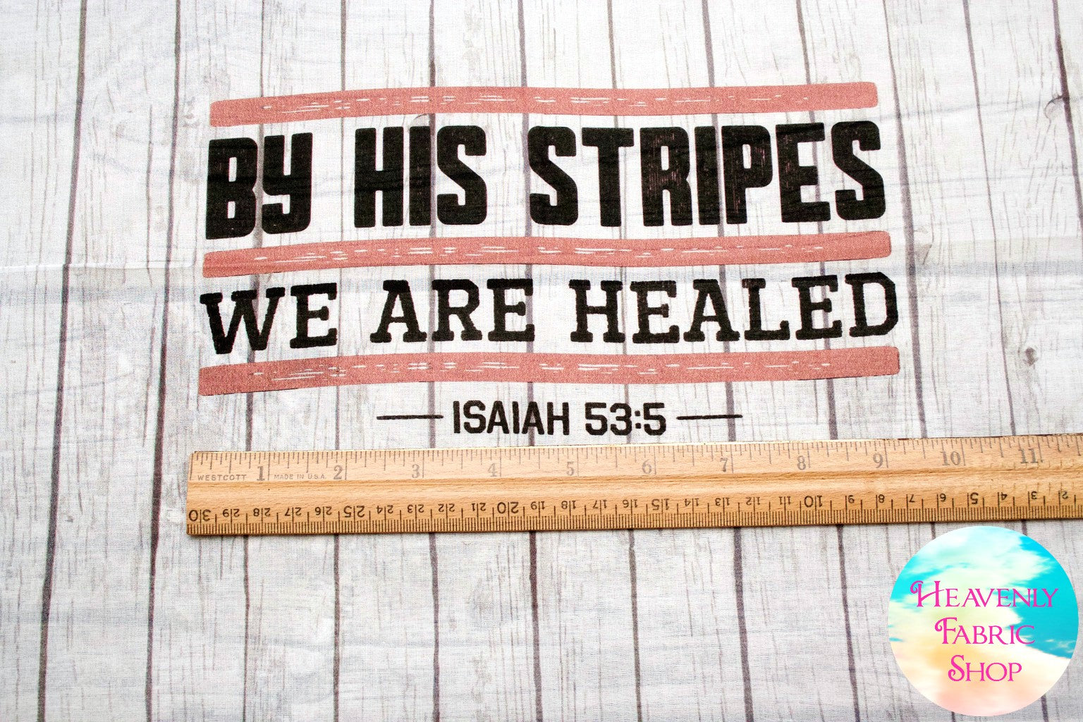 by his stripes were healed