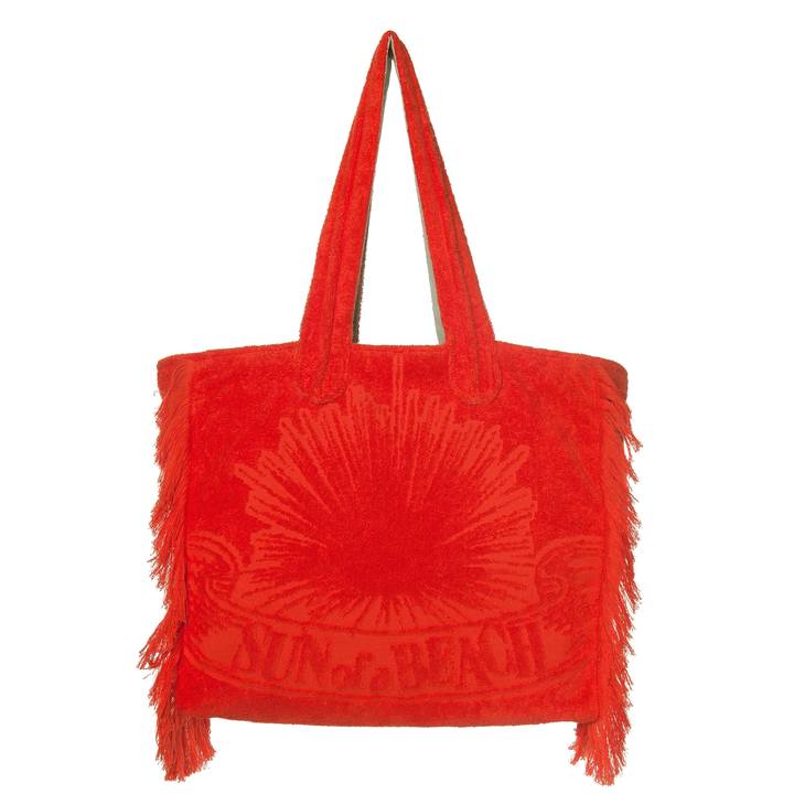 orange beach bag