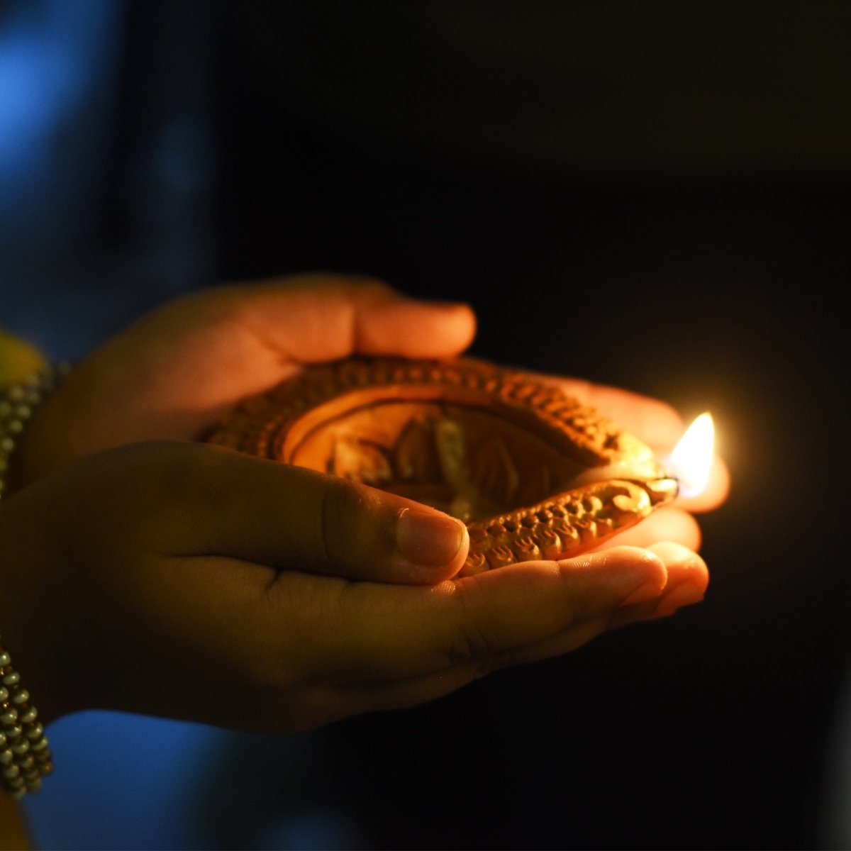 Motiff Diya Combo : Diwali Special - Set Of 1 Panch Diya+12 Diyas ...