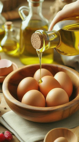 Extra Virgin Olive Oil for Cooking Eggs