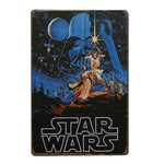 Plaque Metal Vintage Star Wars