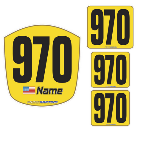 Kart Kart Sticker Numbers - Kart&Go Online Store