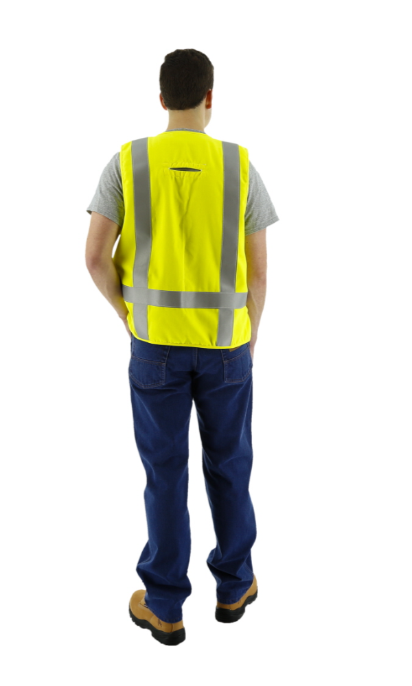 Majestic 95794Y Hi-Vis Flame Resistant Safety Vest