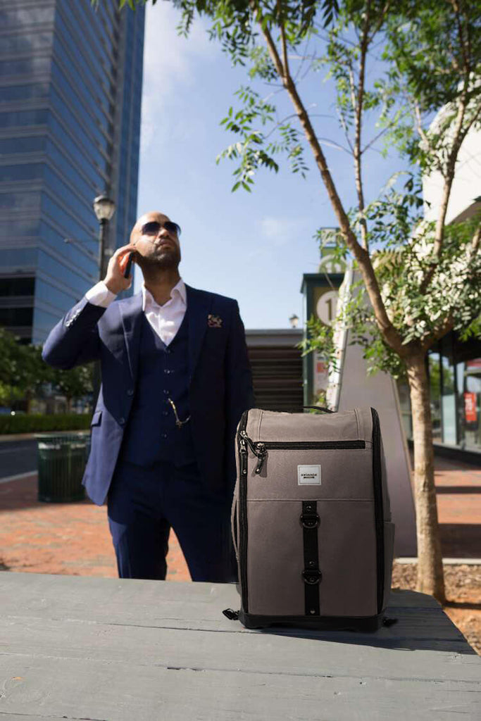 A man talking on the phone