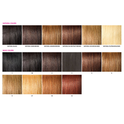Janet Collection Hair Color Chart
