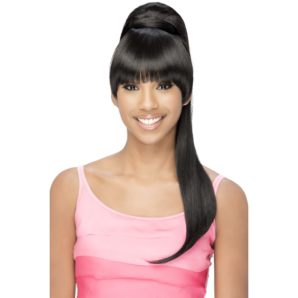Vivica Fox Synthetic Drawstring Two In One Bang & Pony ...