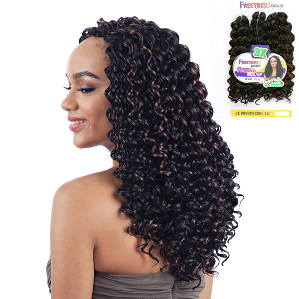 Freetress Equal Synthetic Braid 3x Presto Curl 14