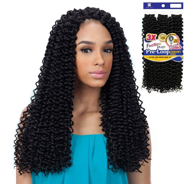 Freetress Equal Synthetic Flexi Lock Braid 3x Pre Loop Water Wave 16