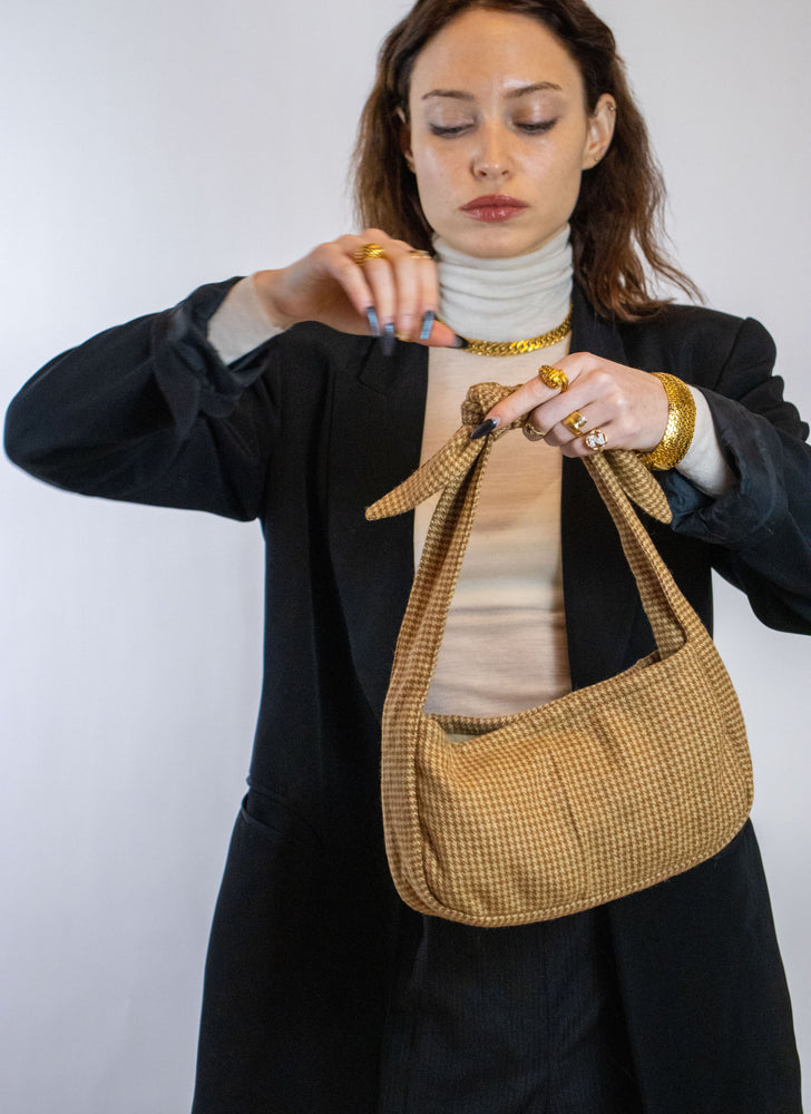 west village bag - soft taupe leather – girl of the earth