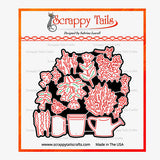 Potted Flowers dies - Scrappy Tails Crafts