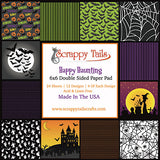 6x6 Happy Haunting paper pad - Scrappy Tails Crafts