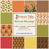 Harvest Blessings 6x6 paper - Scrappy Tails Crafts