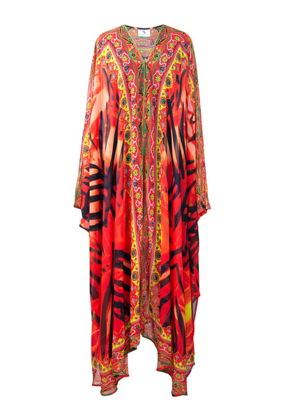 Dahlia Goddess kaftan – saisankoh