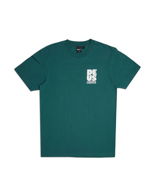 Deus Ex Machina Postal Tee /Work Green - Railcar Fine Goods