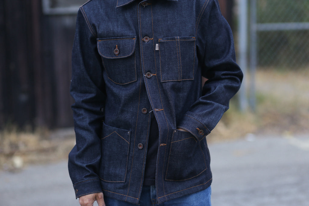 denim chore coat