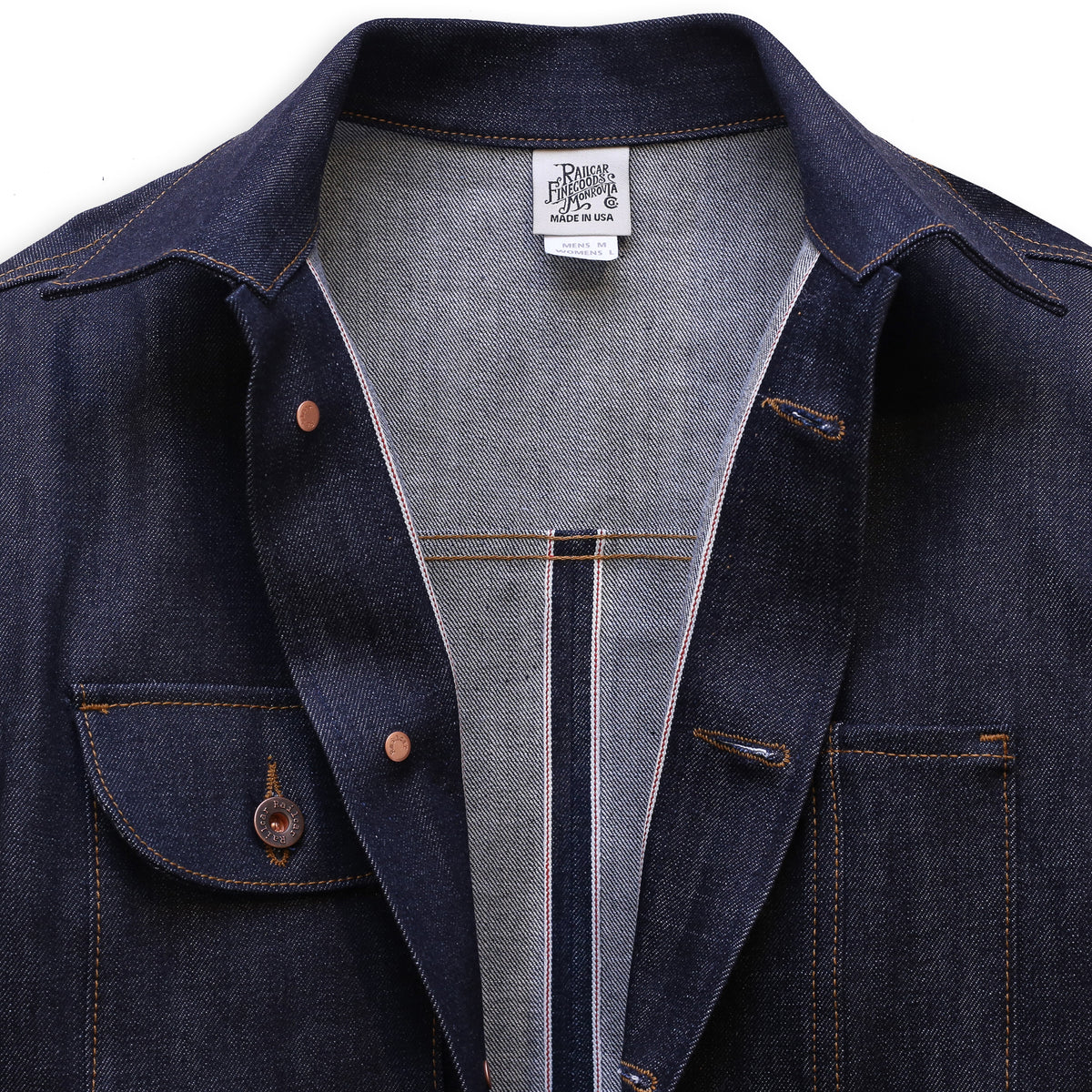 CHORE COAT DENIM X054 – Railcar Fine Goods