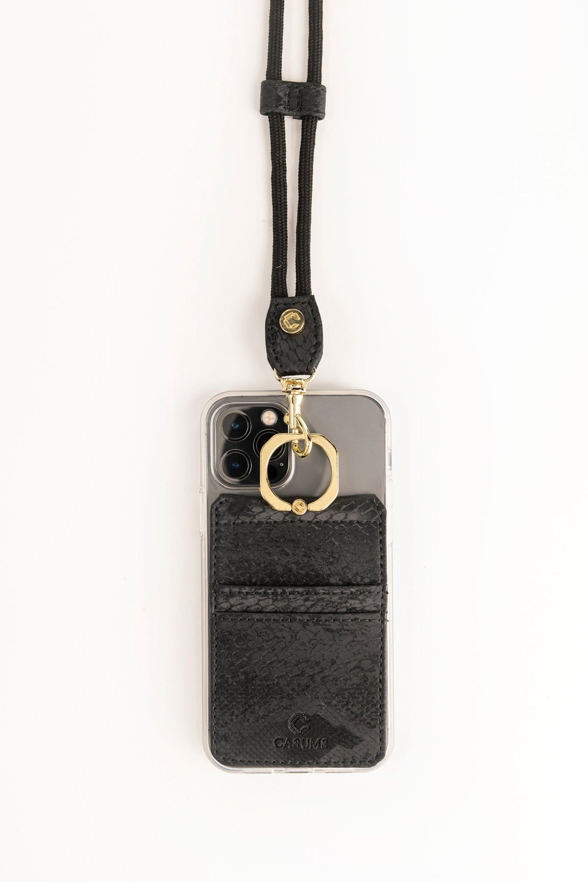 COACH®  Id Lanyard Card Case In Signature Canvas