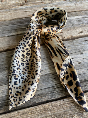 Mini Leopard Wild Rag - Rockin Rhona