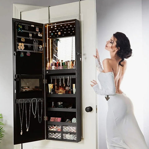 LUXFURNI JEWELRY CABINET