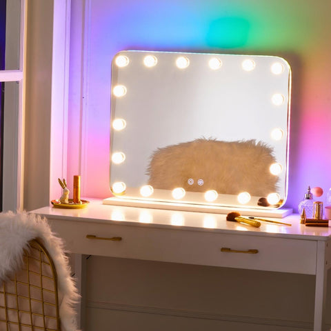 BLOOM Hollywood Vanity Mirror with RGB LED Lights 