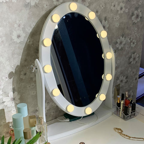 Starry 8 LUXFURNI Adjustable Hollywood Makeup Mirror