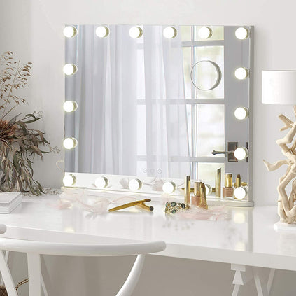 Luxfurni  Hollywood makeup mirror with lights collection with Free Shipping