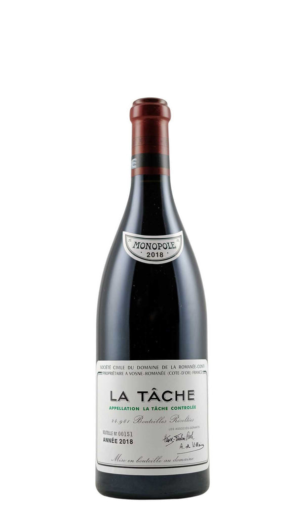 Bottle of Domaine de la Romanee-Conti (DRC), La Tache Grand Cru, 2018 - Red Wine - Flatiron Wines & Spirits - New York