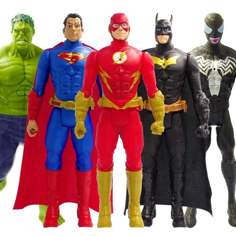 30cm Marvel Avengers Venom Batman Superman The Flash Thanos Hulk Wolve –  Veve Geek