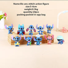 Load image into Gallery viewer, Beast Kingdom Stitch Figurine Stitch and Scrump Action Figures Car Decoration PVC Collection Model Toys Dolls Veve Geek Blue 