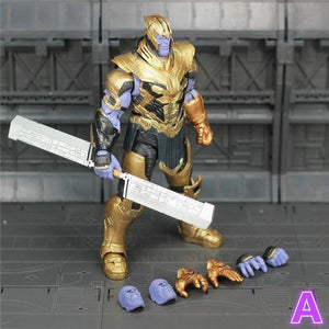 Marvel Endgame Thanos Iron Man MK50 MK85 Mark 85 6" Action Figure Tesseract MCU Stones Avengers Infinity War KO's SHF Toys Doll Veve Geek Thanos-4 A Loose 