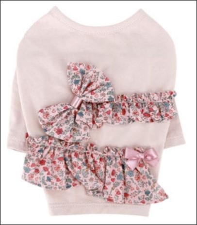 Heart Flower Frill T-Shirt