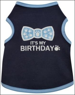 It's My Birthday - Tank - Navy