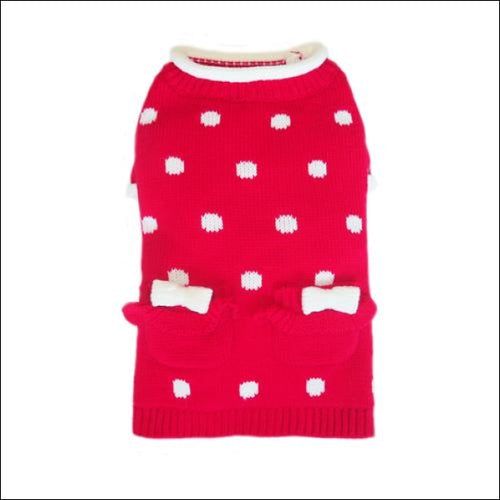 Lala Dog Sweater - Red