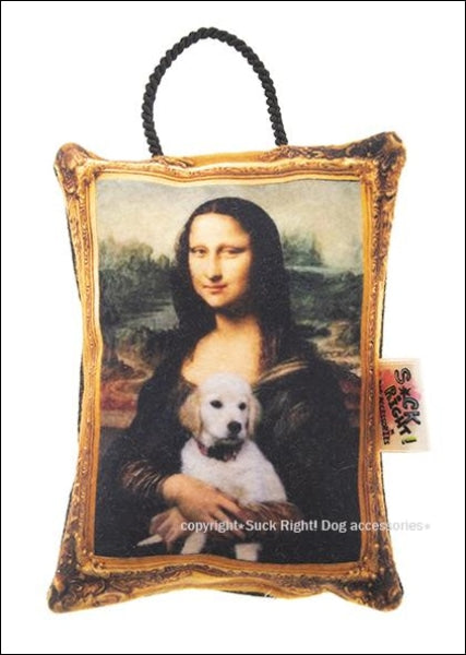 Mona Lisa Dog Toy
