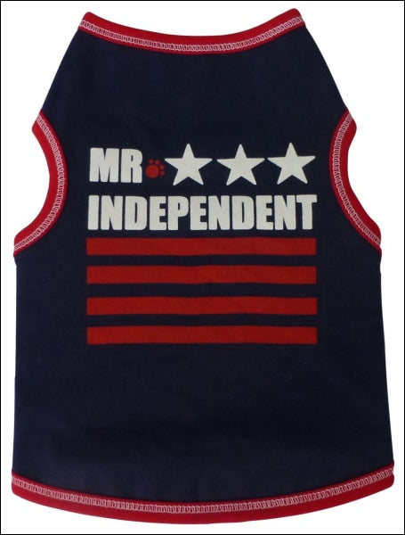 Mr. Independent Dog Tank - Navy